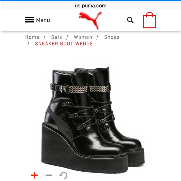 Puma Shoes - Puma x Fenty wedge boots